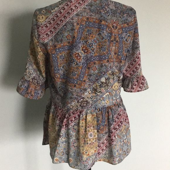 BCBGeneration Boho Peplum Blouse - Picture 3 of 4